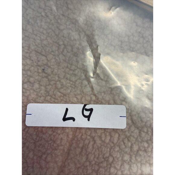 Lululemon Sincerely Sherpa Wrap Women's Med Beige Open Sweater Athleisure duster - Picture 10 of 10